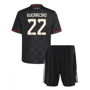 Bayern Munich Raphael Guerreiro #22 Dětské Alternativní dres komplet 2025-26 Krátký Rukáv (+ trenýrky)